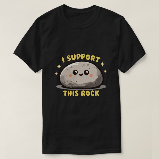 Ich unterstütze diesen Stein T-Shirt (Design vorne)