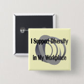 Ich unterstütze Diversity in der Schaltfläche Arbe Button (Vorne & Hinten)