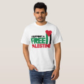 Ich unterstütze eine freie Paläste T-Shirt (Vorne ganz)