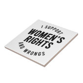 Ich unterstütze Frauenrechte und -fehler Fliese (Seite)