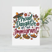 Ich unterstütze Frauenrechte und Feminismus zu Unr Dankeskarte (Stehend Vorderseite)