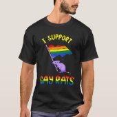 Ich unterstütze Gay Rates T-Shirt (Vorderseite)
