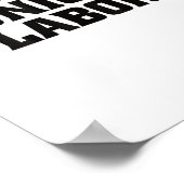 Ich unterstütze Gewerkschaft für Pro-Starke Gewerk Poster (Ecke)