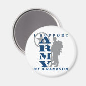 Ich unterstütze Grandson 2 - ARMY Magnet (Vorderseite/Rückseite)