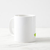 Ich unterstütze grüne Erbsen Kaffeetasse (Vorderseite Links)