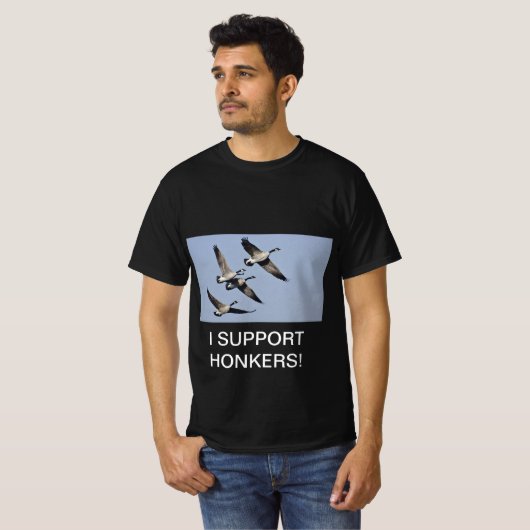 ICH UNTERSTÜTZE HONKERS! T-Shirt (Vorne ganz)