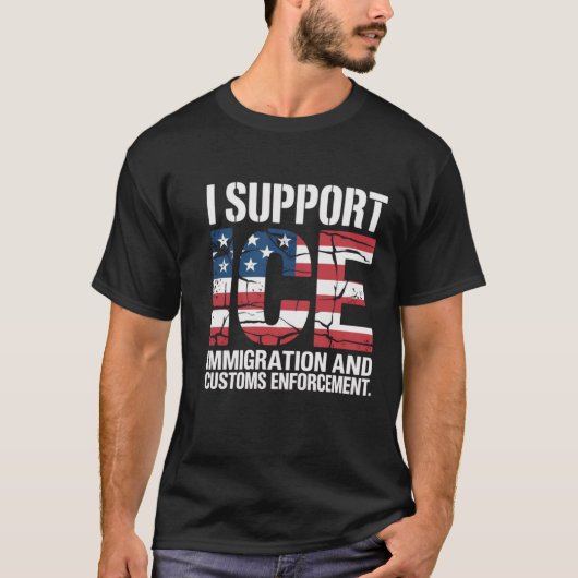 Ich unterstütze ICES T-Shirt (Vorderseite)
