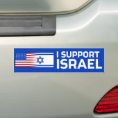 Ich unterstütze Israel Autoaufkleber (Auf Auto)