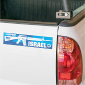 Ich unterstütze Israel Autoaufkleber (Auf Lkw)