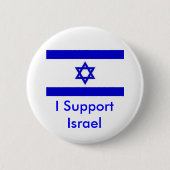 Ich unterstütze Israel Button (Vorderseite)