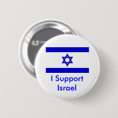Ich unterstütze Israel Button (Vorne & Hinten)