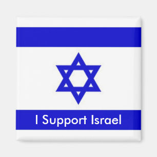 Ich unterstütze Israel Magnet