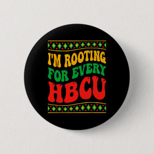 Ich unterstütze jedes Hbcu Black History Month Ret Button