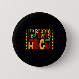 Ich unterstütze jedes historische schwarze College Button
