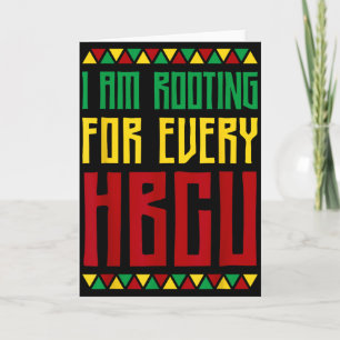 Ich Unterstütze Jedes Historische Schwarze College Karte