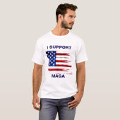 ICH UNTERSTÜTZE MAGA T-Shirt (Vorne ganz)