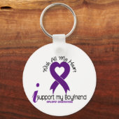 Ich unterstütze meine Freundin Epilepsy Schlüsselanhänger (Vorderseite)