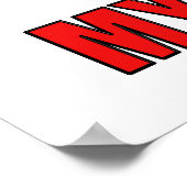 Ich unterstütze meine Lehrer Poster (Ecke)