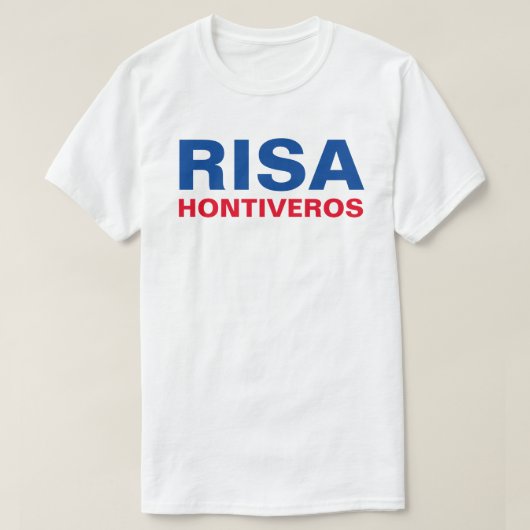 Ich unterstütze Senator Risa Hontiveros CUSTOMIZAB T-Shirt (Design vorne)
