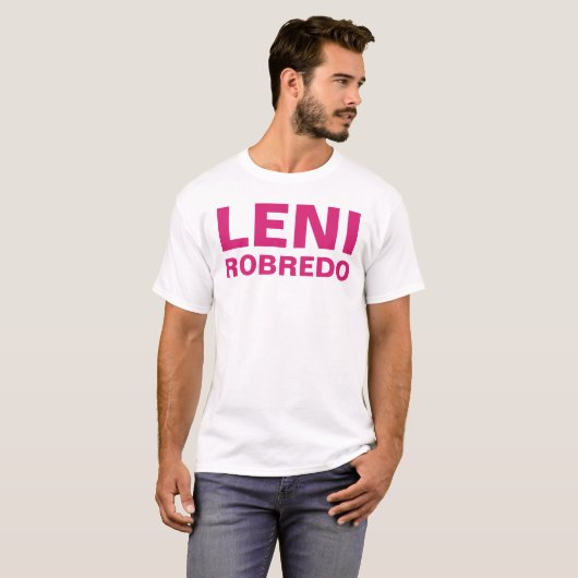 Ich unterstütze Vizepräsident LENI Robredo CUSTOMI T-Shirt (Vorne ganz)
