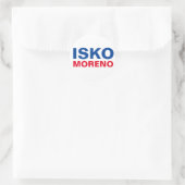 Ich unterstütze Yorme ISKO Moreno CUSTOMIZABLE Runder Aufkleber (Tasche)