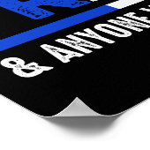 Ich unterstütze zwei Teams, Frankreich jeder spiel Poster (Ecke)