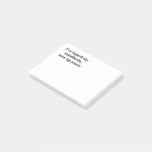 Ich Upped meine Standards, jetzt herauf Ihr Post-it Klebezettel (angewinkelt)