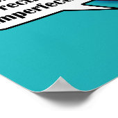 Ich urteile dir nicht... Retro-Frau Poster (Ecke)