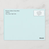 Ich urteile dir nicht... Retro-Frau Postkarte (Rückseite)