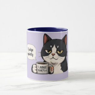 Ich urteile leise – Lustig Sarkastisch  Tasse