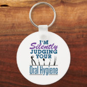 Ich urteile stillschweigend über Mundhygiene, Zahn Schlüsselanhänger (Vorderseite)