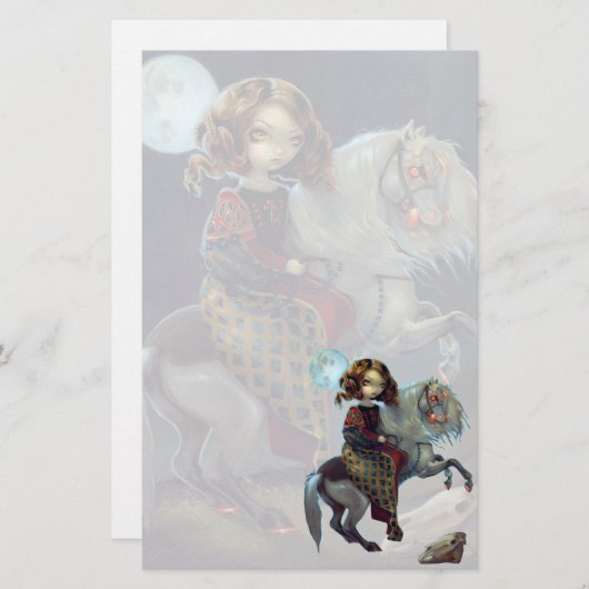 "Ich Vampiri: Notte ein Cavalla-" Briefpapier (Vorne/Hinten)