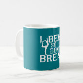 Ich verbiege, also breche ich nicht kaffeetasse (Vorderseite Links)