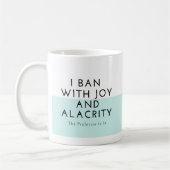 Ich verbiete mit Freude und Eifersucht Kaffeetasse (Links)