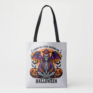Ich verbringe das ganze Jahr gewartet Halloween To Tasche