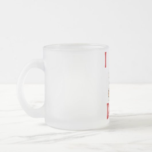 Ich verderbe Hundet-shirts und -geschenke Mattglastasse (Links)