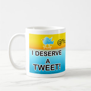 Ich verdiene eine getweeteteschale kaffeetasse