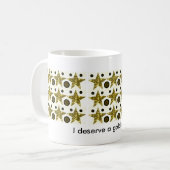 Ich verdiene einen Goldstern! Tasse (Vorderseite Links)