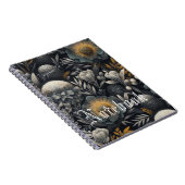 Ich verdiene es zu heilen - Moody Botanical Design Notizblock (Rechte Seite)