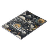 Ich verdiene es zu heilen - Moody Botanical Design Notizblock (Linke Seite)