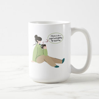 "Ich verdiene es zu leben. ." 15 oz. Mug Kaffeetasse