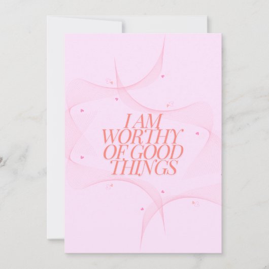 Ich verdiene Gutes Feiertagskarte (Vorderseite)