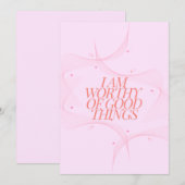 Ich verdiene Gutes Feiertagskarte (Vorne/Hinten)