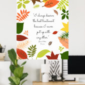 Ich verdiene immer die beste Behandlung Poster (Heimbüro)