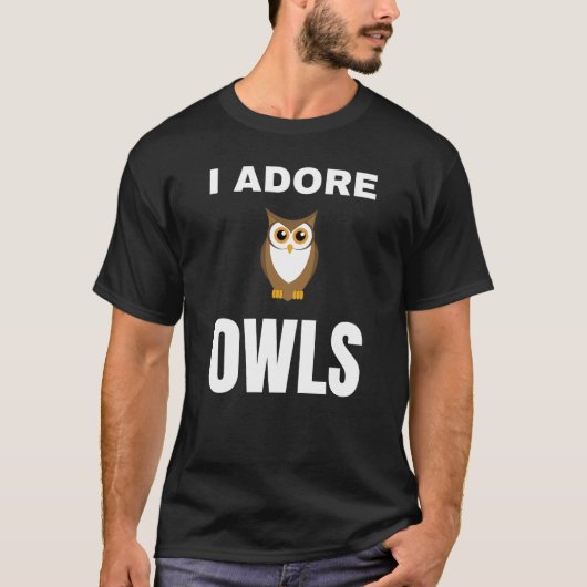 Ich verehre Owls T-Shirt (Vorderseite)