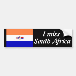 Ich verfehle Südafrika Autoaufkleber
