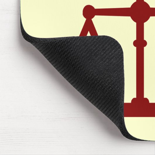 Ich verfolge Rechtsanwalt Mousepad (Ecke)
