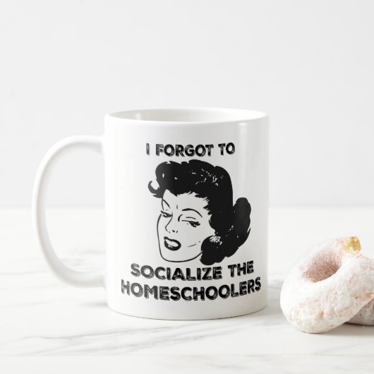 Ich vergaß, die Homeschoolers Tasse zu (Mit Donut)