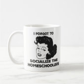 Ich vergaß, die Homeschoolers Tasse zu (Links)
