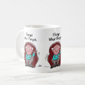 Ich vergesse, was ich Tasse vergessen habe (Vorderseite Links)